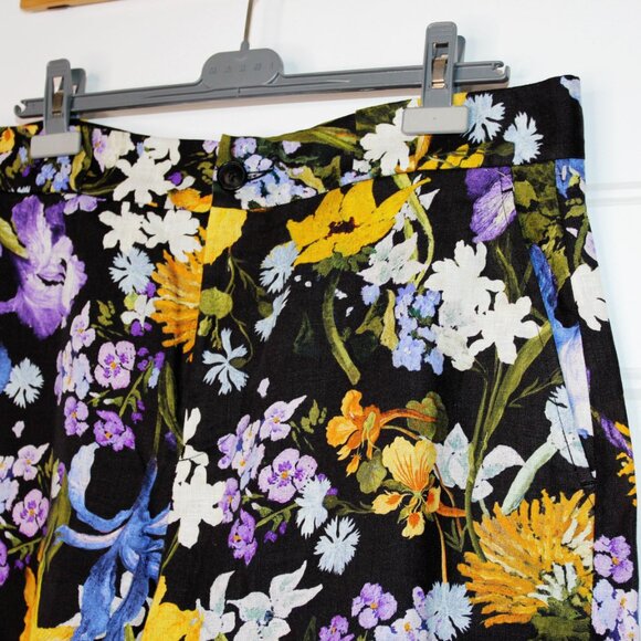 BNWT SS23 ERDEM MILES CEDRIC GARDEN FLORAL LINEN SHORTS 48 & 52 - Picture 4 of 13